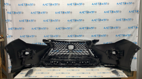 Бампер передний в сборе Lexus RX350 RX450h 16-19 F-sport 20 позиций