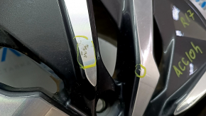 Диск колесный R17 x 7,5J 5*114,3 Honda Accord 18-22 тип 3 hybrid с резонатором 220 Hz, легкая бордюрка