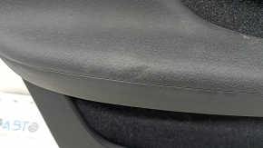 Garnitură uși față stânga Volvo XC40 19-25 negru, cotieră piele neagră, cu suprapunere gri-negru, Harman Kardon, cu braț, iluminare din spate, dent, pentru curățare