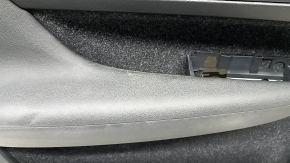 Garnitură uși față stânga Volvo XC40 19-25 negru, cotieră piele neagră, cu suprapunere gri-negru, Harman Kardon, cu braț, iluminare din spate, dent, pentru curățare