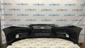 Бампер передний в сборе Lexus ES300h ES350 13-15 дорест 12 позиций