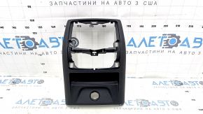 BMW X3 G01 18-21 ornamente consola centrala neagra, cu emblema, insert lemn Var.plop, gri, aer