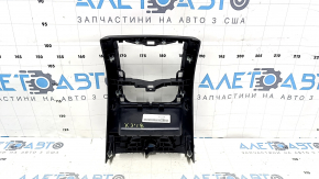 Накладка центральной консоли задняя BMW X3 G01 18-21 черная, потерта