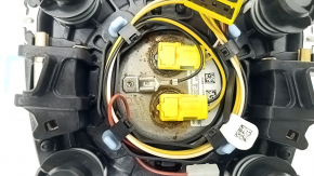 Подушка безопасности airbag в руль водительская Volvo XC40 19-26 черная, ржавый пиропатрон, царапина
