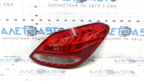 Фонарь правый Mercedes C-class W205 15-18 галоген, скол