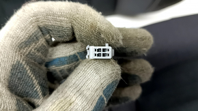 Garnitură scaun pasager Volvo XC40 19-25 3 părți, combinată piele cu Alcantara, neagră cu cusături albe, încălzită, pentru curățare, lovituri