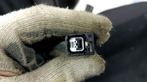Garnitură scaun pasager Volvo XC40 19-25 3 părți, combinată piele cu Alcantara, neagră cu cusături albe, încălzită, pentru curățare, lovituri