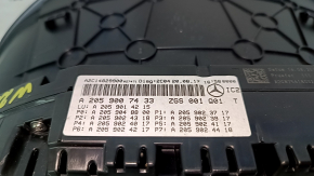Щиток приборов Mercedes C-class W205 300/400 15-18 без проекции, 48к