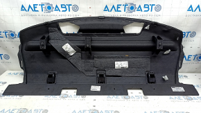 Полка задняя Mercedes C-class W205 15-21 черная без динамиков и шторки