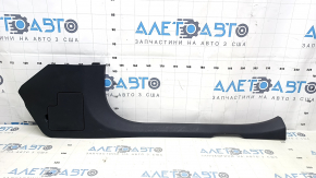 Decorație prag față dreapta interior Mercedes C-class W205 15-21 negru