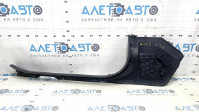 Накладка порога передняя правая внутренняя Mercedes C-class W205 15-21 черная, с заглушкой