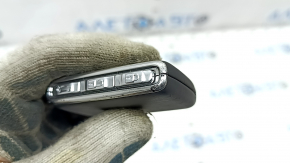 Ключ Volvo XC40 19-26 keyless, 4 кнопки, кожа черная с хром, полез хром, царапины