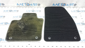 Set covorașe Volvo XC40 19-25 pânză neagră, pentru curățare