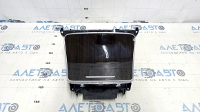 Бокс карман центральной консоли с подстаканниками Mercedes C-class W205 15-21 под темное дерево, тип 1 с подсветкой, прикуривателем и подстаканниками