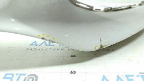 Bara fata goala Mercedes C-class W205 300/350e/350h/400 15-18 fara senzori de parcare, alba, suport rupt, zgarieturi, lovituri