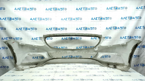 Bara fata goala Mercedes C-class W205 300/350e/350h/400 15-18 fara senzori de parcare, alba, suport rupt, zgarieturi, lovituri
