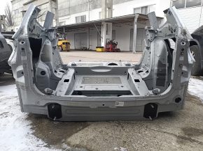 Задняя панель BMW X3 G01 18-24 2 части, на кузове, серебро