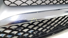 Решетка радиатора в сборе grill Mercedes C-class W205 15-18 с эмблемой без радара и камеры, песок