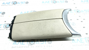 Подлокотник центральной консоли Mercedes C-class W205 15-21 кожа бежевая, с накладкой