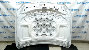 Капот голый Mercedes C-class W205 15-21 алюминий, белый 149, сколы