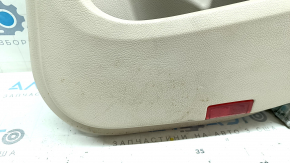 Garnitura portiera spate dreapta Mercedes C-class W205 15-18 piele bej, fara perdea, insert de lemn, cotiera piele bej, sus negru, cu maner si tampoane, pentru curatare