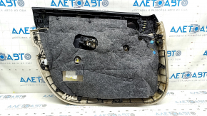 Garnitura portiere fata dreapta Mercedes C-class W205 15-18 piele bej, insert lemn, cotiera piele bej, sus negru, cu maner si tampoane, pentru curatare