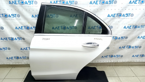 Дверь в сборе задняя левая Mercedes C-class W205 15-21 алюминий, белый 149, keyless