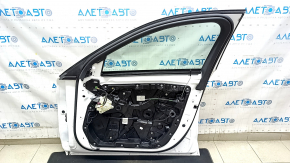 Дверь в сборе передняя правая Mercedes C-class W205 15-18 алюминий, белый 149, keyless