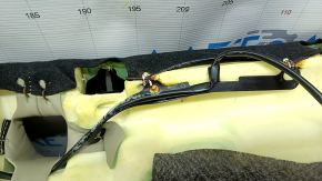 Задний ряд сидений 2 ряд нижняя часть Mazda CX-5 19-22 комбинированная кожа с алькантарой, бежевая, контакт с водой