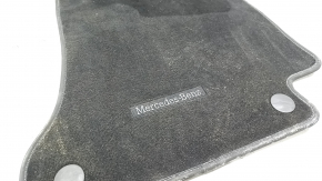 Комплект ковриков салона ткань Mercedes C-class W205 15-21 черная, под чистку