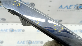 Ресничка молдинг решетки радиатора правая Honda Accord 18-20 светлый хром, с креплением и уплотнителем, песок
