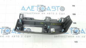 Накладка торпеды нижняя левая Honda Accord 18-22 серая, под проекцию, царапина