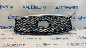 Решетка радиатора grill Infiniti QX30 17-19 под парктроник