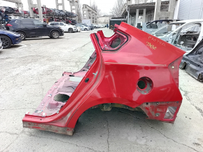 Четверть крыло задняя левая Toyota Prius 30 13-15 на кузове, красный 3R3