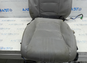 Tapițerie scaun șofer Honda Accord 18-22 piele gri, încălzită, pentru ventilație, contact cu apa, pentru curățare chimică, ruptă