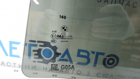 Стекло двери задней левой BMW X5 G05 19-26 тонировка, триплекс