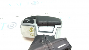 Ручка КПП Audi Q5 80A 18-19 кожа, серая, надрывы, царапины