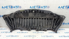 Защита переднего бампера Mercedes C-class W205 300 15-21 надломы