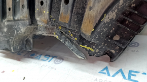Защита переднего бампера Mercedes C-class W205 300 15-21 надломы