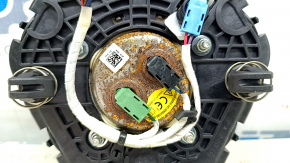 Подушка безопасности airbag в руль водительская BMW X5 G05 19-26 кожа черная, царапины на эмблеме, ржавый пиропатрон