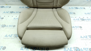 Обшивка водительского сиденья Mercedes C-class W205 15-21 кожа, бежевая, перфорация, подогрев