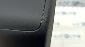 Накладка центральной консоли задняя Honda Accord 18-22 черная, под воздуховод, 4 части, с антенной, царапины