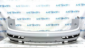 Partea superioară a barei de protecție spate goală Audi Q5 80A 18-20 pentru senzori de parcare, alb, cu suport