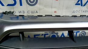 Решетка радиатора grill Audi Q5 80A 18-20 в сборе, с эмблемами, хром, под парктроники, песок