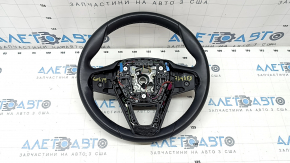 Руль голый BMW X5 G05 19-26 кожа черная под лепестки, Sport, царапины, расклеился