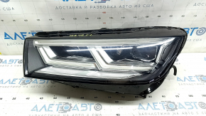 Фара передняя левая в сборе Audi Q5 80A 18-20 LED, песок
