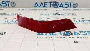 Катафот отражатель заднего бампера правый Nissan Rogue 17-20 царапины, скол
