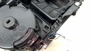 Consolă centrală cu buzunar cutie cu suporturi pentru pahare BMW X5 G05 19-24 pentru încărcare fără fir, ornamente Fineline Stripe, zgârieturi, suporturi pentru pahare rupte