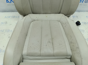 Обшивка пассажирского сиденья BMW X5 G05 19-22 Elfenbein-Weiss, под вентиляцию, под подогрев, под химчистку, контакт с водой