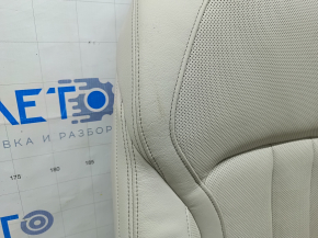 Обшивка пассажирского сиденья BMW X5 G05 19-22 Elfenbein-Weiss, под вентиляцию, под подогрев, под химчистку, контакт с водой